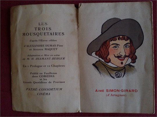 Les Trois Mousquetaires (Pathe Consrtium, CPA)