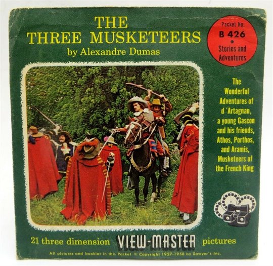 View-master B426, les trois mousquetaires