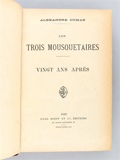 A.Dumas  Les Trois Mousquetaires  (Rouff)