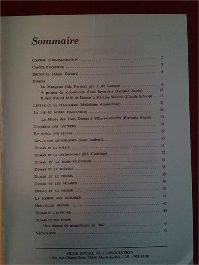 Bulletin de l'association des amis d'A.Dumas (6)