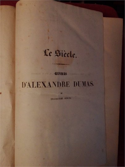 Ouveres d'A.Dumas  t.3 (Siecle,1848)