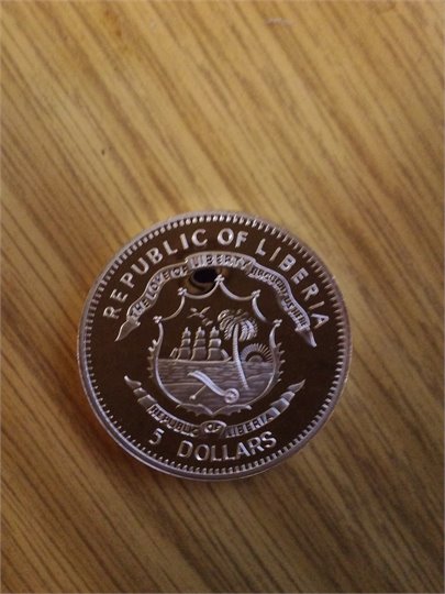 Сувенирная монета "Ришелье" (Либерия)