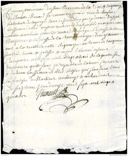 Lettre 1624