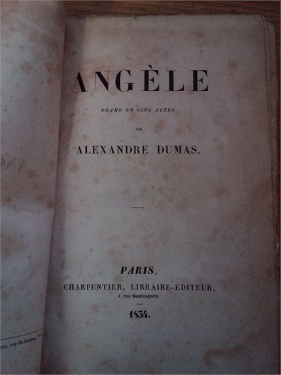 DUMAS   Angele (EO)