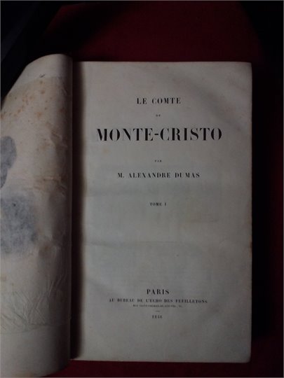 A.Dumas  Le Comte de Monte-Cristo (1846)