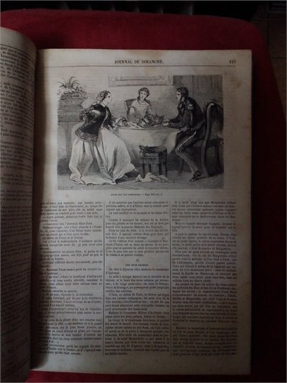 Journal du dimanche (1861-1862) (Chevalier d'Harmental, Les Mohicans de Paris)