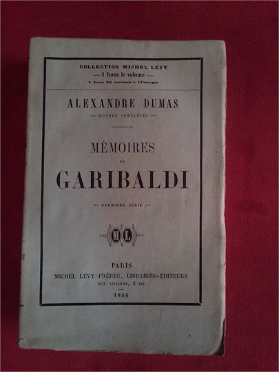 A.Dumas   Memoires de Garibaldi