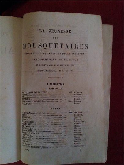 A.Dumas  La jeunesse des mousquetaires. Les mousquetaires