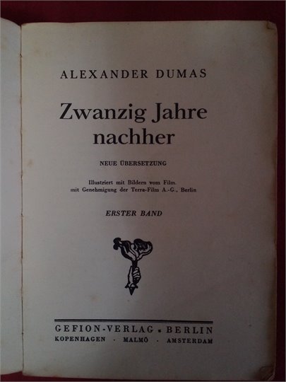 A.Dumas  Zwanzig Jahre nachher  (t.1)