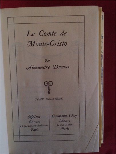 A.Dumas   Le Comte de Monte-Cristo  (Coll. Neison)