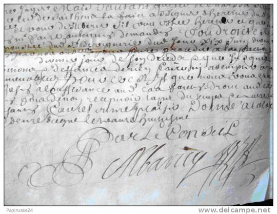 Manuscrit parchemin sur velin datant de1680 à identifier