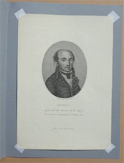 Dumas, Général des Armées de la République (Gravure)