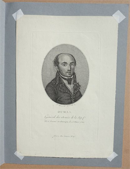 Dumas, Général des Armées de la République (Gravure)