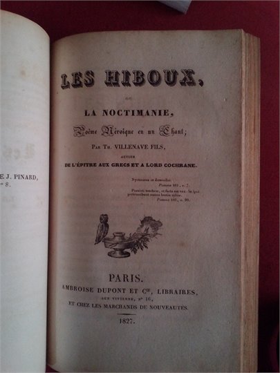 A.Dumas  Élégie sur la mort du général Foy (convolut)