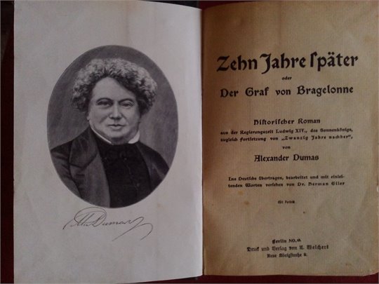 A.Dumas  Zehn Jahre Frater