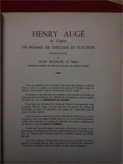 Henry Auge  Le Reveil de d'Artagnan