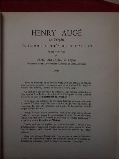 Henry Auge  Le Reveil de d'Artagnan