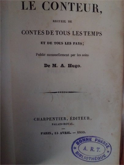 Le Conteur (A.Dumas Un bal masque)