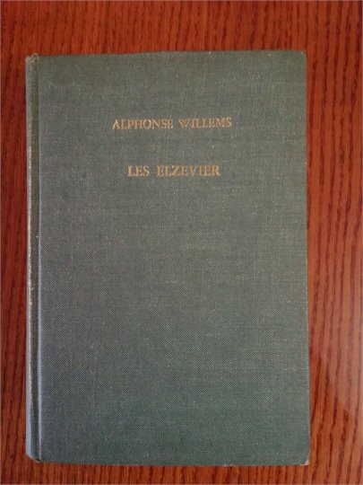 Alphons Willems   Les Elzevier