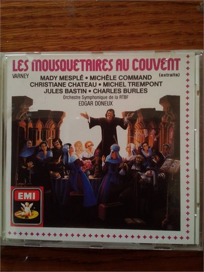 Varney  Les mousquetaires au Couvent (CD)