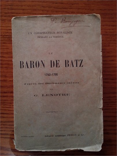 G.Lenotre   Baron de Batz