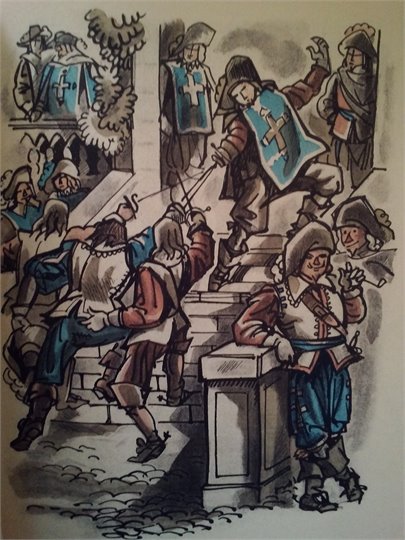 Dumas  Les trois mousquetaires (Collot, N1898)