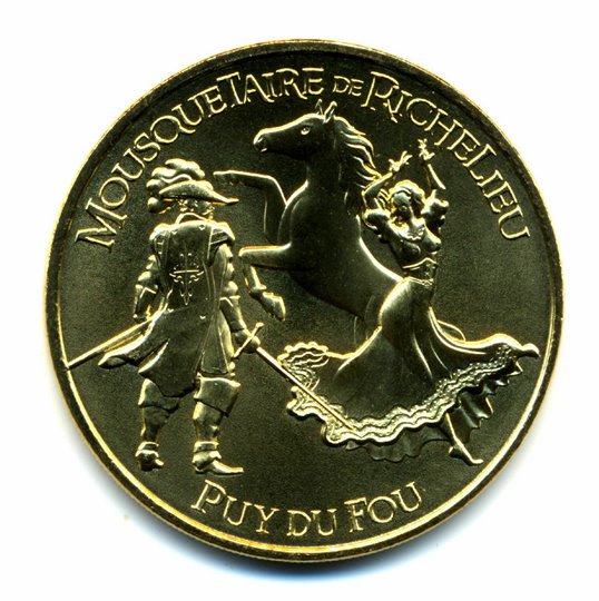 85 LE PUY DU FOU Mousquetaire de Richelieu 2, 2020, Monnaie de Paris