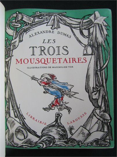 DUMAS   LES TROIS MOUSQUETAIRES   (Maximilien Vox)