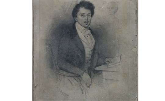 LAPOUQUIERE Portrait d'Alexandre Dumas Père