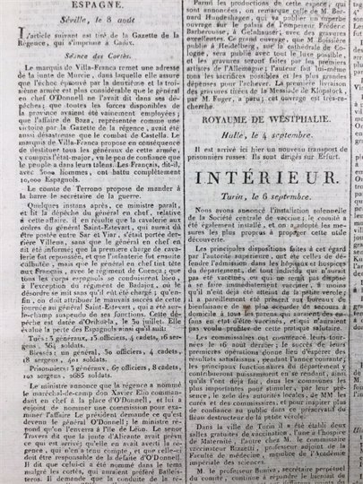 Campagne de Russie 1812 Napoléon Koutouzov Viazma Séville Cortes Espagne Empire