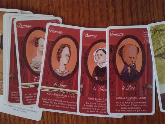 Le jeu de 7 familles d'Alexandre Dumas