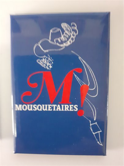 3 magnets  Exibition "Mousquetaires!"