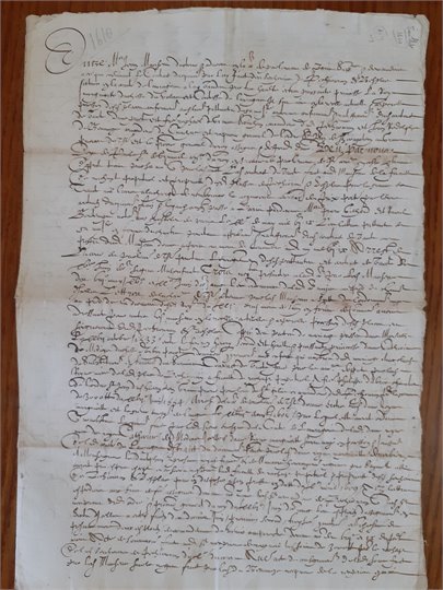 document indefini  1610