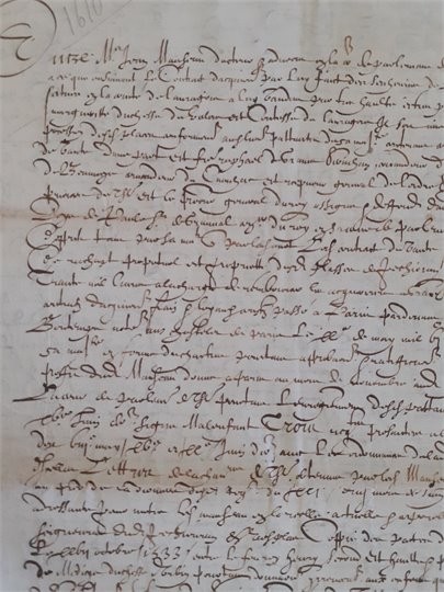 document indefini  1610