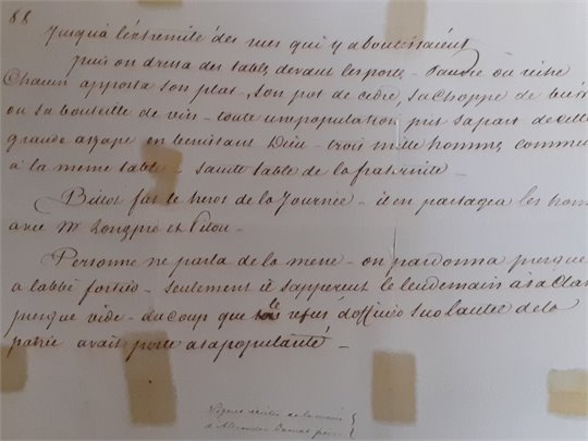 A.Dumas  manuscrit "La Comtesse de Charny"