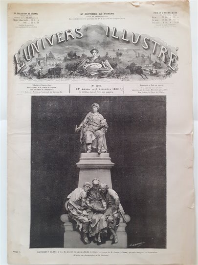 L'Univers Illustre (monument Dumas)