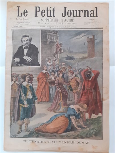 Centenaire d'A.Dumas  (Le Petit Journal)