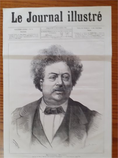 Le Journal illustre  Portraite A.Dumas (Meyer)