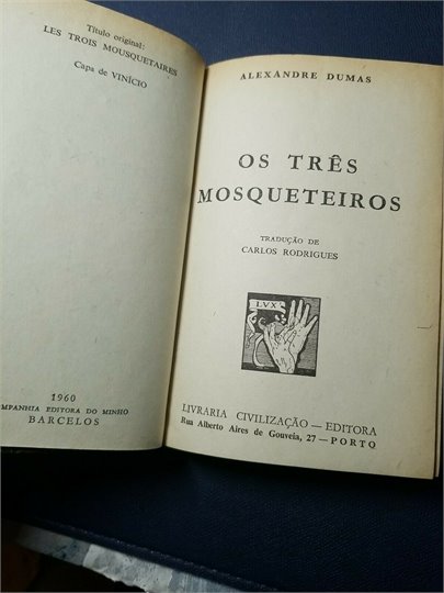 Dumas  Os Tres Mosqueteiros  t.1  (Les trois mousquetaires, portugaise)