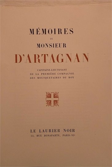 Mémoires de Monsieur D'Artagnan  (V.Campion, 1946)
