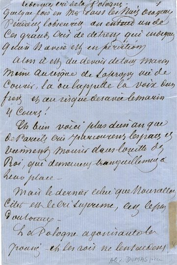 A.Dumas   `Le Dernier Cri de la Pologne´