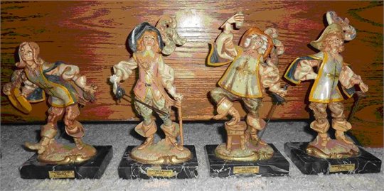 Fontanini 4 Musketeers Figurine