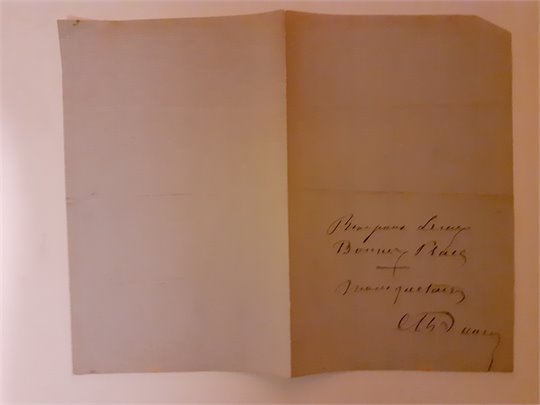 Alexandre Dumas. 3 billets pour des places à ses spectacles