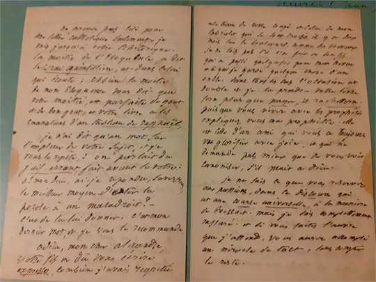 L.A.S. d’Adolphe Dumas adressée à Alexandre Dumas