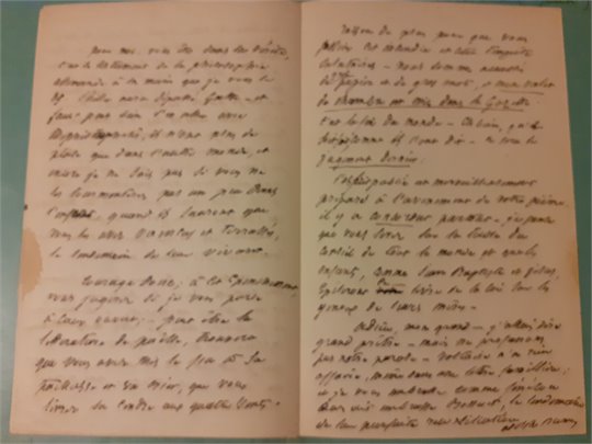 L.A.S. d’Adolphe Dumas adressée à Alexandre Dumas