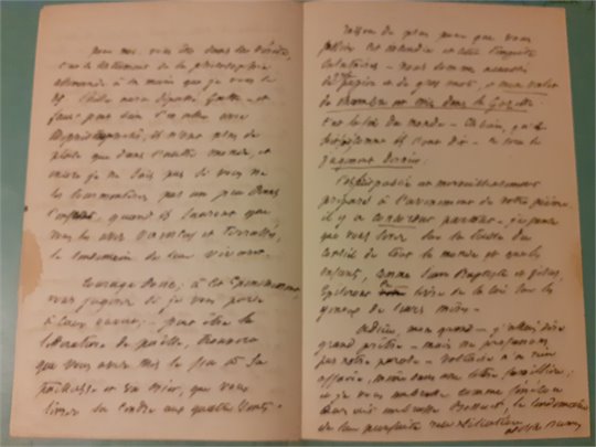 L.A.S. d’Adolphe Dumas adressée à Alexandre Dumas