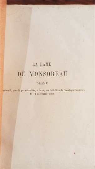 Auguste Maquet Alexandre Dumas La dame de Monsoreau