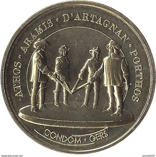 2022 MDP180 - CONDOM - Athos - Aramis - D'Artagnan - Porthos (gers) / MONNAIE DE PARIS