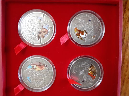 4 x 20 Roubles 2009 édition collection Les Trois Mousquetaires    2