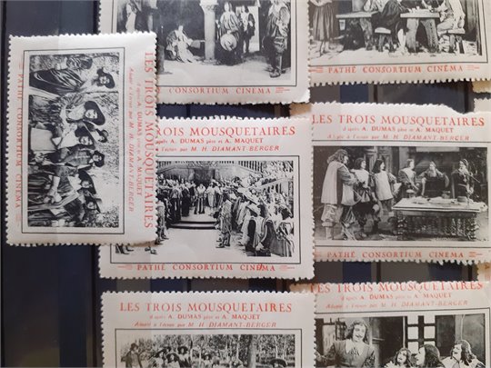 "Timbres" du film "Les Trois Mousquetaires" (Diamant-Berger, 1921)